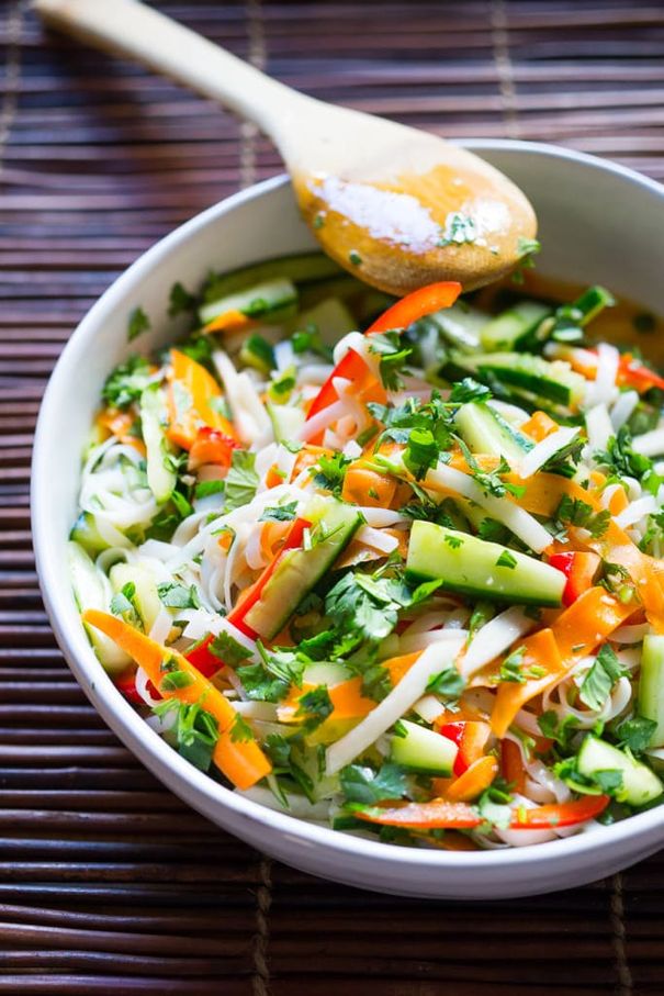 Vietnamese Rice Noodle Salad w: Pickled Vegetables
