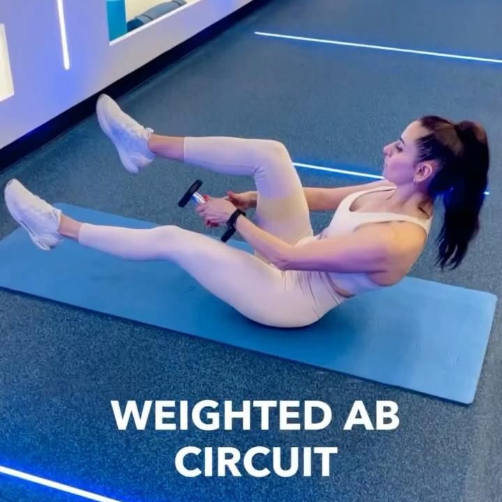 Weighted ab exercises