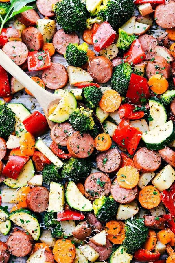 One Pan Meals - Italian Sausage & Veggies