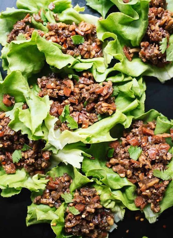 Vegetarian Thai-Style Lettuce Wraps