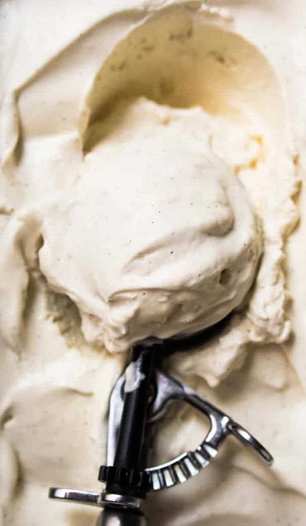 Suuuper Creamy No-Churn Vanilla Ice Cream
