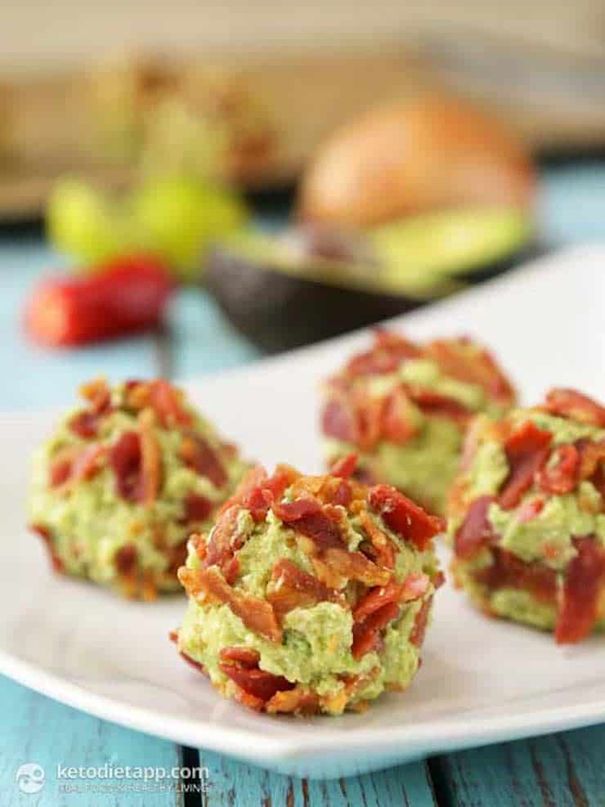 Bacon Guacamole Fat Bombs