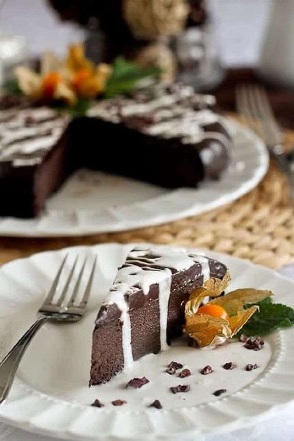 The Most Decadent Healthy Chocolate Cake