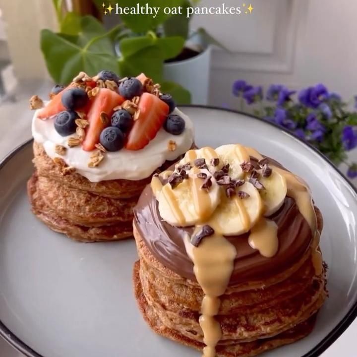 Healthy blender pancakes