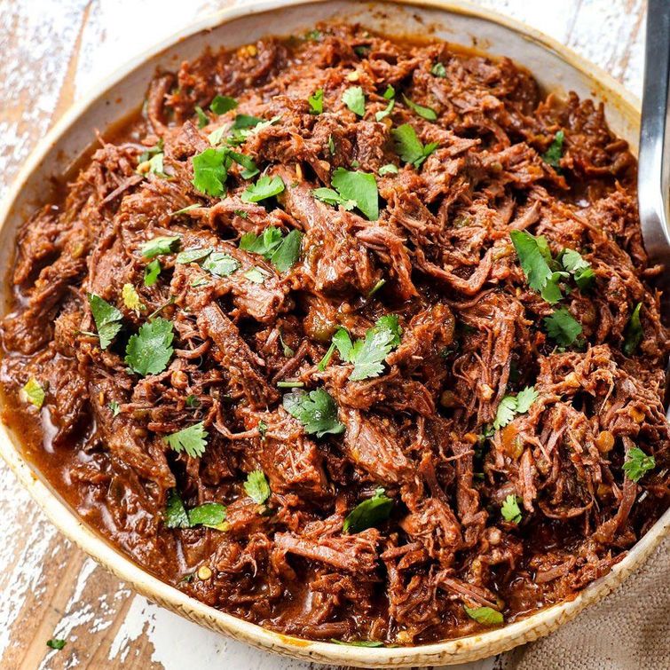 Delicious Mexican shredded beef