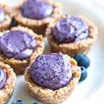 No Bake Healthy Blueberry Tarts