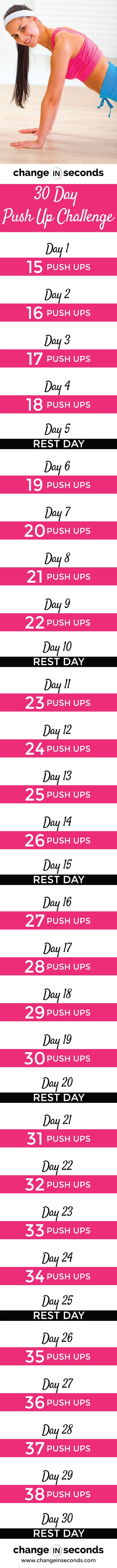 30 Day PushUp Challenge