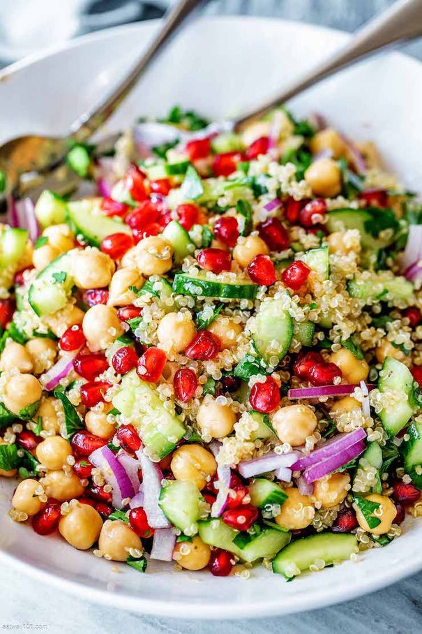 Chickpea Quinoa Salad - Dinner Salad Recipes