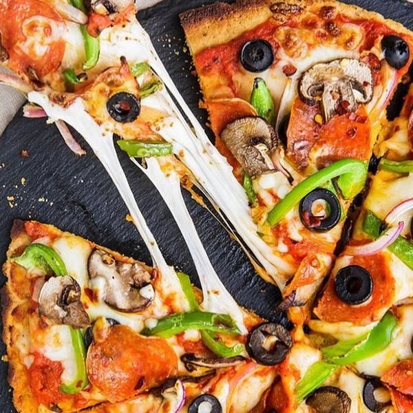 Healthy pizza variant